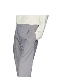 Lemaire Grey Poplin Trousers