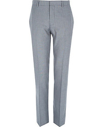 River Island Grey Tailored Suit Pants