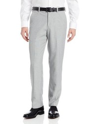 Haggar Cool 18 Expandable Waist Straight Fit Plain Front Check Pant