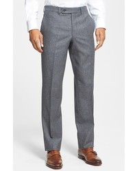 Ted Baker London Frobisher Flat Front Wool Trousers