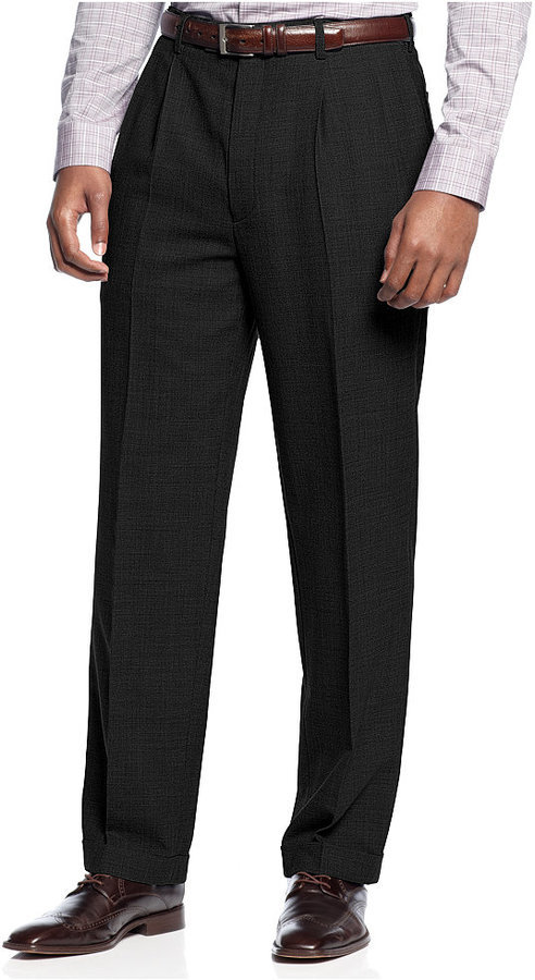 louis raphael pleated dress pants