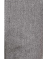 Nordstrom Shop Slim Fit Wool Blend Flat Front Pants
