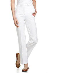 Investments Petite The Madison Ave Classic Fit Straight Leg Pant