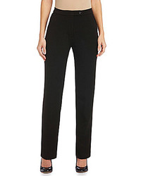 Investments Petite The Madison Ave Classic Fit Straight Leg Pant