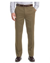 Brooks Brothers Regent Fit Plain Front Classic Gabardine Trousers