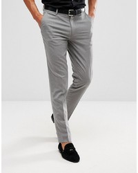 ASOS DESIGN Skinny Smart Trousers In Grey