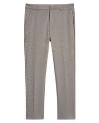 River Island Slim Fit Ponte Trousers In Grey At Nordstrom