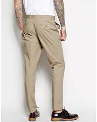 Asos Slim Suit Pants In Poplin