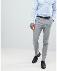 New Look Smart Skinny Trousers In Grey