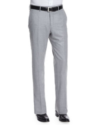 Incotex Super 150s Flannel Trousers Gray