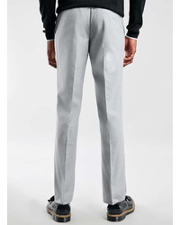Topman Grey Fleck Skinny Fit Suit Pants