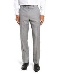 John W. Nordstrom Traditional Fit Solid Wool Trousers