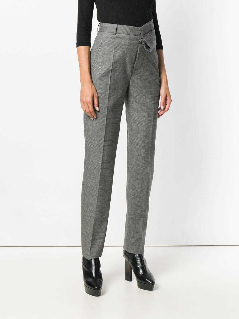 Y/Project Y Project Asymmetric Waist Trousers, $348 | farfetch.com