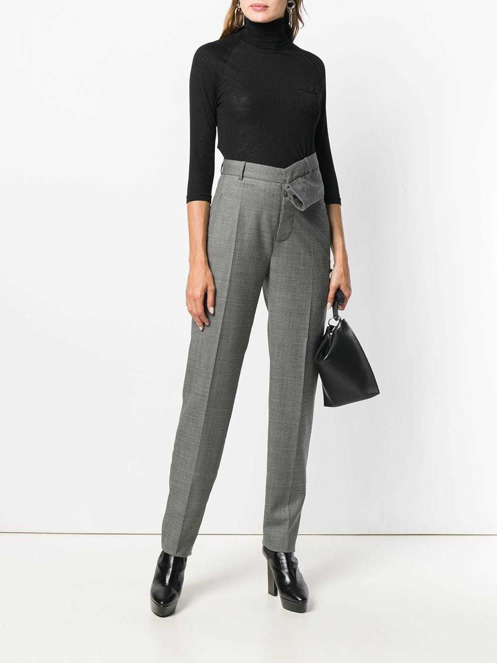 Y/Project Y Project Asymmetric Waist Trousers, $348 | farfetch.com