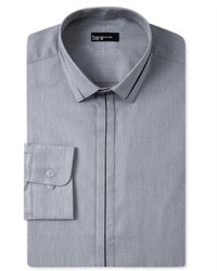 Bar III Dress Shirt Extra Slim Earl Grey Solid Long Sleeved Shirt