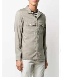 AllSaints Button Down Fitted Shirt
