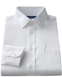 croft & barrow Classic Fit Easy Care Solid Spread Collar Dress Shirt