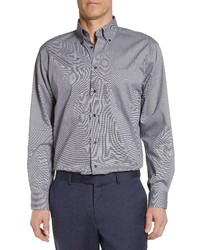 Nordstrom Classic Fit Non Iron Dress Shirt In Grey Castlerock At