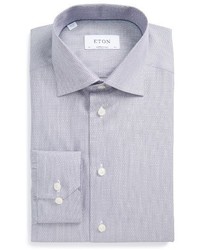 Eton Contemporary Fit Dot Dress Shirt
