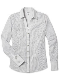 Calvin Klein Essential Fit Non Iron Multi Directional Stripe Button Front Shirt