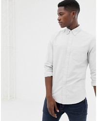 J.Crew Mercantile Flex Slim Fit Oxford Shirt In Grey Marl