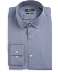 BOSS Jenno Slim Fit Solid Dress Shirt