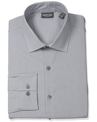 Kenneth Cole Reaction Technicole Slim Fit Stretch Solid Spread Collar Dress Shirt