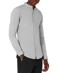 Topman Muscle Fit Stretch Oxford Shirt