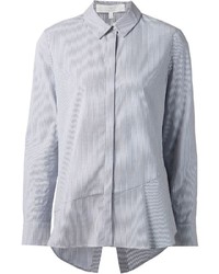 Thakoon Addition Striped Open Back Shirt