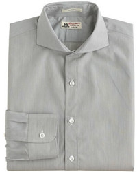 J.Crew Thomas Mason For Ludlow Cutaway Collar Shirt In Grey Stripe