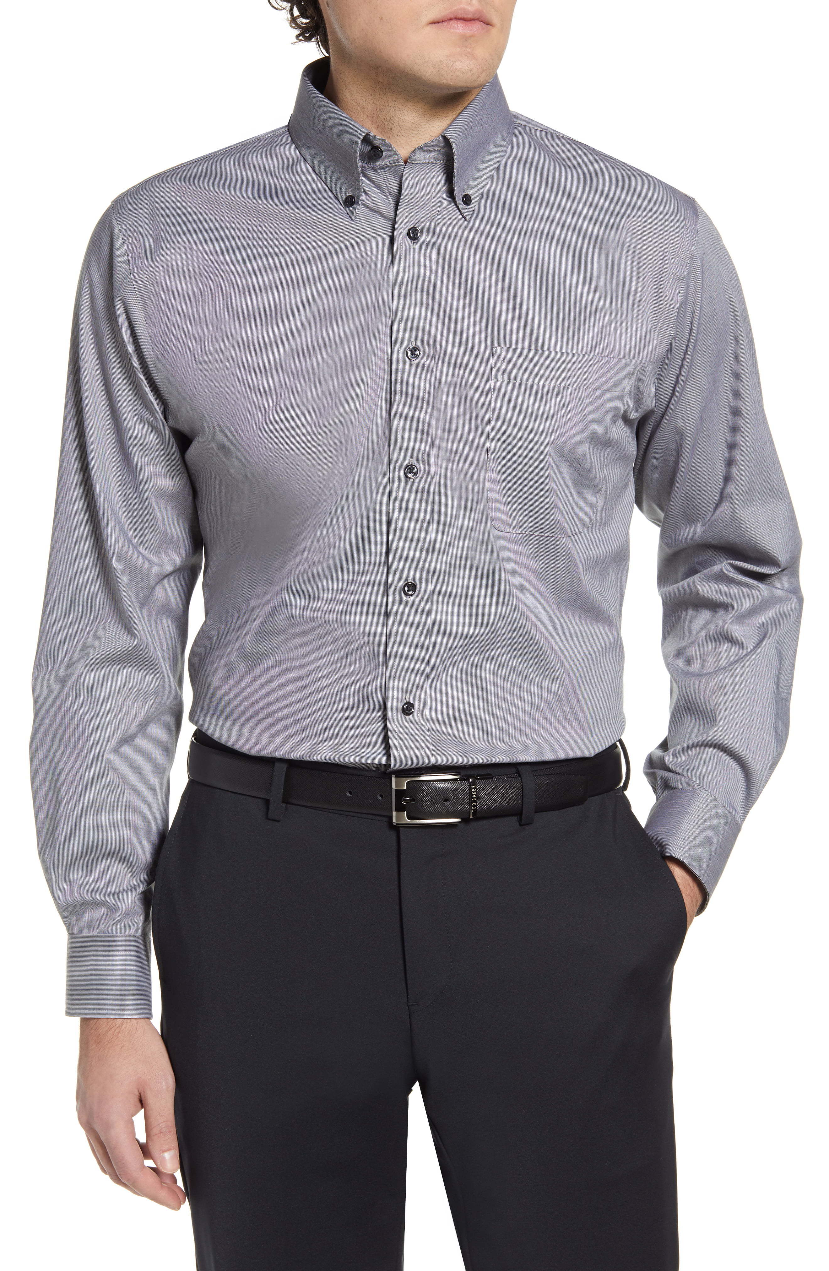 Nordstrom Men's Shop Traditional Fit Non Iron Dress Shirt, $39 ...