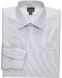 Jos. A. Bank Traveler Pinpoint Fine Line Spread Collar Dress Shirt