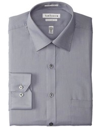 Van Heusen Pincord Regular Fit Solid Spread Collar Dress Shirt