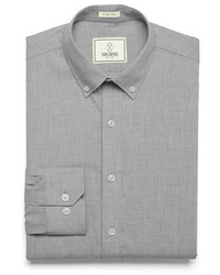 Todd Snyder White Label Fulton Chambray Dress Shirt In Grey