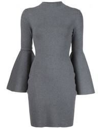 Milly Bell Sleeves Fitted Dress