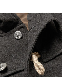 Kolor Melton Wool Blend Duffle Coat