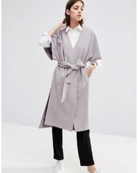 Asos Duster Coat With Kimono Sleeve