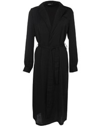 Boohoo Lydia Boutique Satin Wrap Over Duster