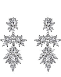 Fallon Crystal Cluster Marquis Statet Earrings