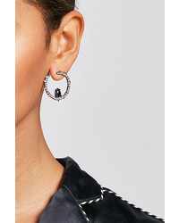 Alexis Bittar Crystal Hoop Earrings