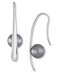 Majorica Organic Pearl Sterling Silver Hook Earrings