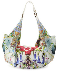 Camilla Embellished Soft Beach Bag Exotic Hypnotic