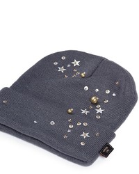 Piers Atkinson Star Sequin Embellished Beanie
