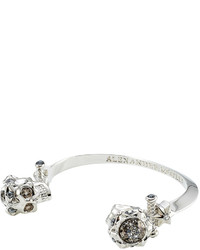 Alexander McQueen Embellished Skull Bracelet