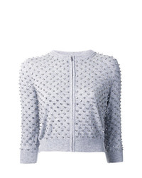 Michael Kors Collection Cashmere Crystal Embellished Cardigan