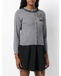 RED Valentino Embellished Patch Cardigan