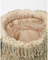 Asos Bridal Embellished Pouch Clutch Bag