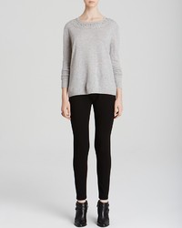 Bloomingdale's Dylan Gray Jeweled Neck Cashmere Sweater