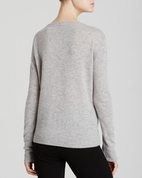 Bloomingdale's Dylan Gray Jeweled Neck Cashmere Sweater