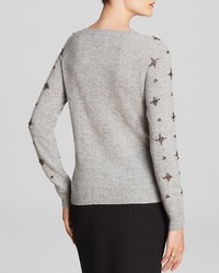 Bloomingdale's C By Embellished Cashmere Sweater
